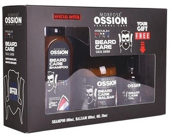Morfose Ossion Beard Care 3er Set (Shampoo + Balsam + Öl) (MO1770)