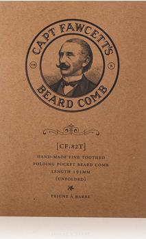Captain Fawcett Folding Pocket Beard Comb