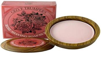 Geo.F. Trumper Rose Hard Shaving Soap Wooden Bowl (80 g)