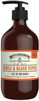 Scottish Fine Soaps Thistle & Black Pepper All-in-One Wash (500ml)