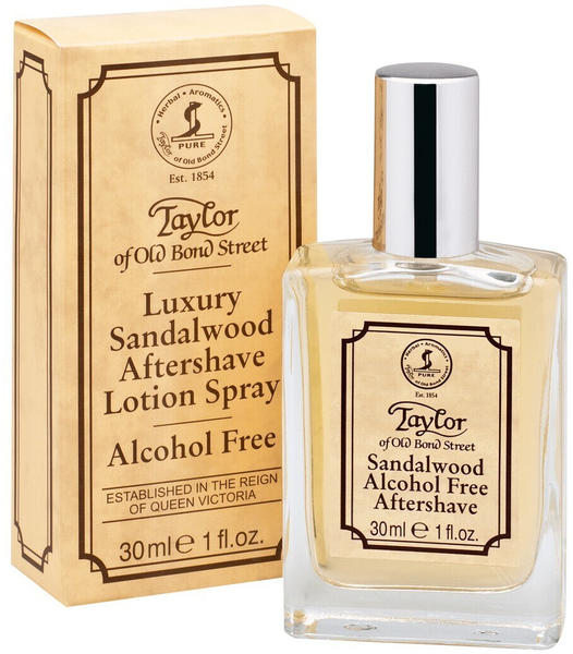 Taylor of Old Bond Street Luxury Sandalwood Aftershave Lotion Spray (30ml)