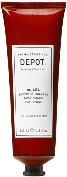 DEPOT 404 Soothing Shaving Soap Cream for Brush (125ml)