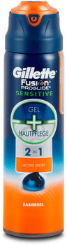 Gillette Fusion ProGlide Sensitive 2in1 Active Sport Shave Gel (170ml)