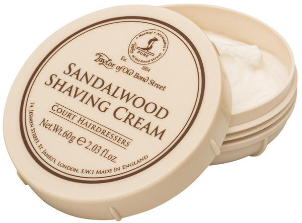 Taylor of Old Bond Street Sandalwood Shaving Cream (60g)