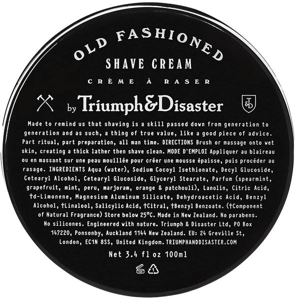 Triumph & Disaster Old Fashioned Shave Cream Jar (100ml)
