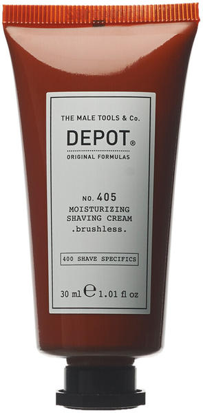 DEPOT Male Tools DEPOT 405 Moisturizing Shaving Cream Brushless (30ml)