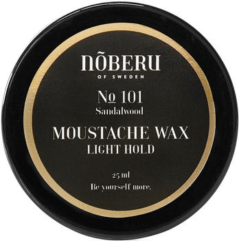 Nõberu of Sweden Moustache Wax Light Hold - Sandalwood (25ml)