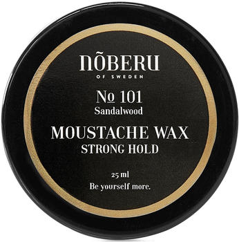 Nõberu of Sweden Moustache Wax Strong Hold - Sandalwood (25ml)