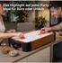 Relaxdays Airhockey Tischspiel MDF, 2 Pucks, 56x31cm