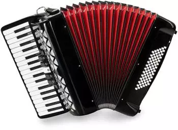 Classic Cantabile Secondo V Akkordeon 72 Bass, schwarz