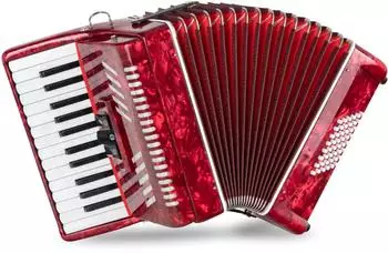 Classic Cantabile Secondo V Akkordeon 48 Bass, rot (00067482)