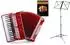 Classic Cantabile Secondo V 72-Bass-Akkordeon Set, rot (00070834)