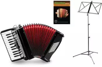 Classic Cantabile Secondo V Akkordeon 48 Bass, 26 Diskanttasten, Schüler-Set (00070830)