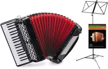 Classic Cantabile Secondo V Akkordeon 96 Bass, 37 Tasten, schwarz (00114446)
