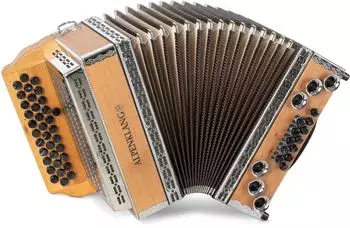 Alpenklang Pro Learn 23 Steirische Harmonika 2-chörig B-Es-As, Buchenholz (00077893)
