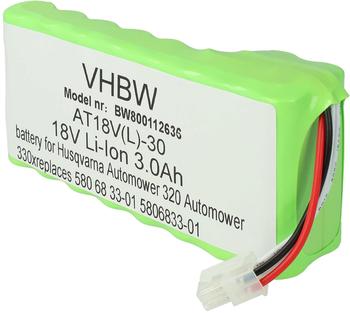 vhbw Akku für Husqvarna Automower 320, 330X, 420, 430X