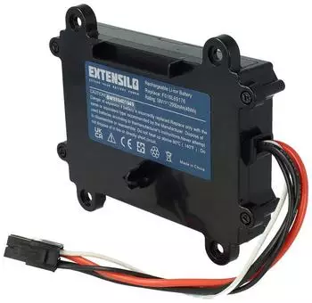 EXTENSILO Akku kompatibel mit Bosch Indego 350, 400, M 700, M+ 700, S+ 350, S+ 400, S+ 500 Rasenroboter Rasenm&auml;her (2500mAh, 18V, Li-Ion)
