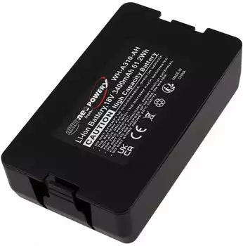 Powery Ersatzakku 18V 3400mAh Li-Ion, schwarz (5902142-03)