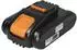 EXTENSILO Ersatzakku Li-Ion 20V 2500mAh für Rockwell RK2800K2, RK2810 (175526977-4)