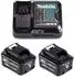 Makita Power Source Kit 12V mit 2x BL1041B Akku 4,0Ah + DC10SB Ladegerät