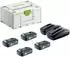 Festool Energie-Set SYS 18V 4xTBX4/TCL6DUO (578823)