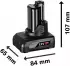 Bosch Starter-Set GBA 12V 2x 4,0 Ah + GAL 12V-20 -4 (2607226187-4)