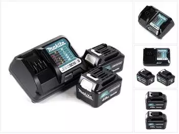 Makita Power Source Kit 12v Mit 2x Bl1041b Akku 4,0ah + Dc10wd Ladeger&auml;t