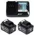 Makita Power Source Kit 12v Mit 2x Bl1041b Akku 4,0ah + Dc10wd Ladegerät
