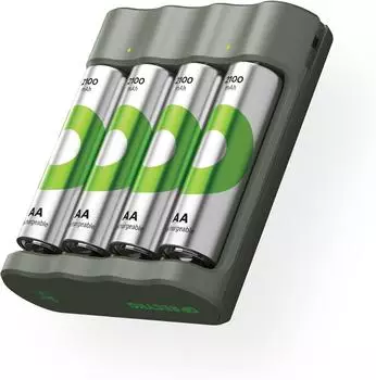 G & P Naturarznei B441 NiMH-Ladeger&auml;t AAA/AA, 4-Port USB (GPRCKCHB441U402)