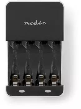 Nedis BACH05 Akku-Ladeger&auml;t NiMH AA/AAA 6W mit LED-Anzeige (BACH05)