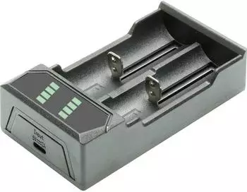Pichler USB-Ladeger&auml;t Li-Ion 18650, 2-Schacht, USB-C (18655)