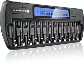 Everactive NC-1200 NiMH Ladeger&auml;t LCD 1-12 AA/AAA (NC-1200)