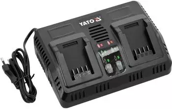 Yato Doppel-Akku-Ladeger&auml;t 18V 2,2A (YT-828499)