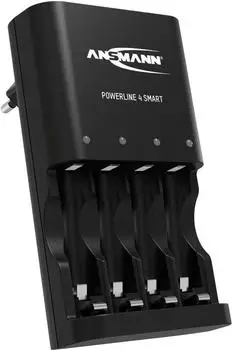 Ansmann Powerline 4 Smart Rundzellen-Ladeger&auml;t NiCd/NiMH (990-00113)