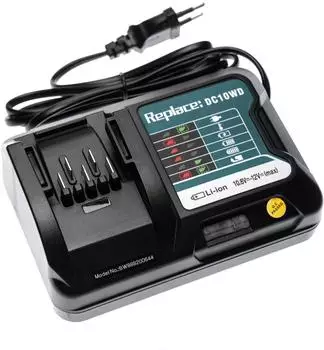 vhbw Werkzeug-Akku-Ladeger&auml;t Li-Ion, kompatibel mit Makita CT226R, CP100DZX (161622171-4)