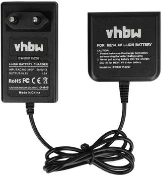 vhbw Ladeger&auml;t f&uuml;r Li-Ion Akkus 14,4V, kompatibel mit Metabo BS 14.4 (138294218)