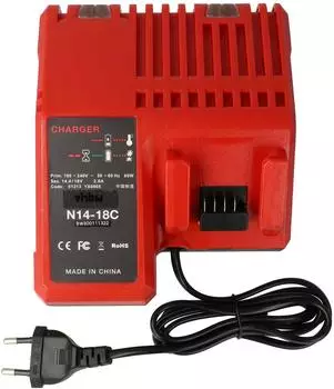 vhbw Ladeger&auml;t f&uuml;r BTI 9048282, 9048286, 9079201, 9079202, A14,4 Li-ion-Akkus (126154722-8)