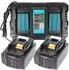 AccuCell BL18500 Powerset 2x Akku + 2-fach Schnellladegerät 14,4V/18V (SET1-415)