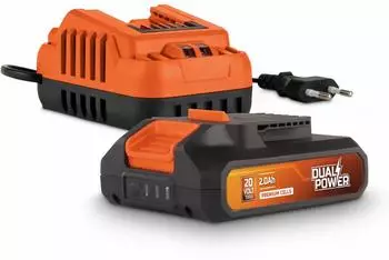 PowerPlus Dual Power Akku & Ladeger&auml;t 20V, 2Ah (POWDP90620)