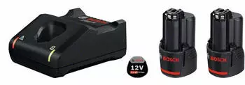 Bosch Starter-Set GAL 12V-40 + 2 x GBA 12V 2.0 Ah