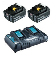 Makita BL1850B Power Source-Kit LXT 5,0Ah 2 x 5,0 Ah Li-Ionen mit 