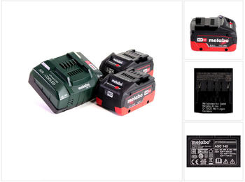 Metabo ASC 145 12-36 V (627378000) + 2x 8,0 Ah LiHD