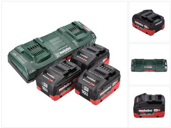 Metabo 18V Basis Set ( ASC 145 DUO + 3x 10,0 Ah LIHD)