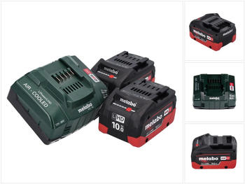 Metabo 18V Basis Set ( 2x 10,0 Ah + ASC 145 CAS System)
