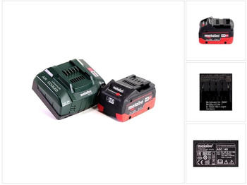 Metabo Akku Basis Set 18V ( 1x LiHD 8,0Ah + ASC 145)