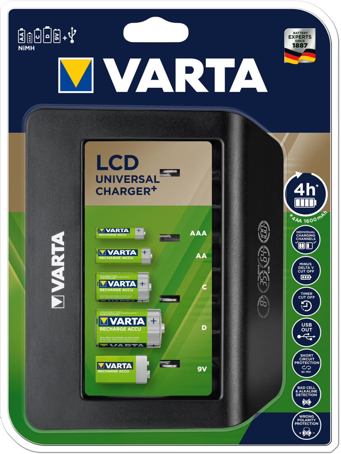 Varta LCD Universal Charger+ (57688101401) Test TOP Angebote ab 22,96 €  (Juni 2023)