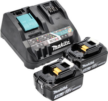 Makita Power Source Kit 18V (DC18RE 198720-9 + 2x BL 1830 B 3.0Ah)