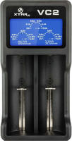 XTAR VC2 Intelligentes 2 Kanal Ladeger&auml;t mit USB-Eingang und Farbdisplay