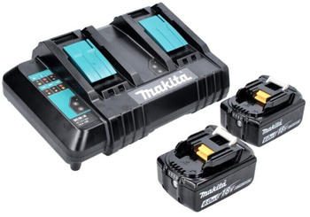 Makita Power Source Kit 18V (DC18SH 14,4 - 18V + 2x BL1830 6,0 Ah)