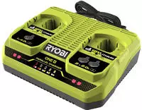 RYOBI 5133005579, Ryobi Akku-Ladeger&auml;t Duo ONE+ 18 V | Doppel-Ladeger&auml;t RC18240